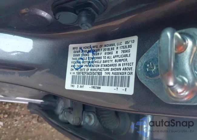 19XFB2F54DE047905: 44321260