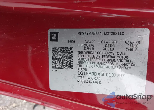 1G1FB3DX5L0137297: 44321300