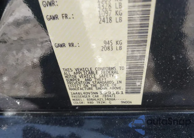 1N4BL4DV3NN399161: 44321383