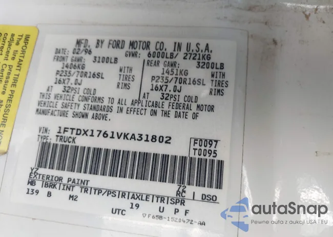 1FTDX1761VKA31802: 44321396