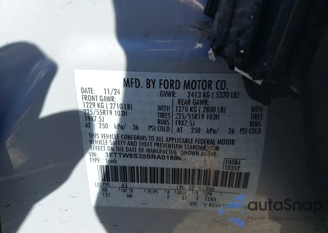 3FTTW8S30SRA01864: 44321527