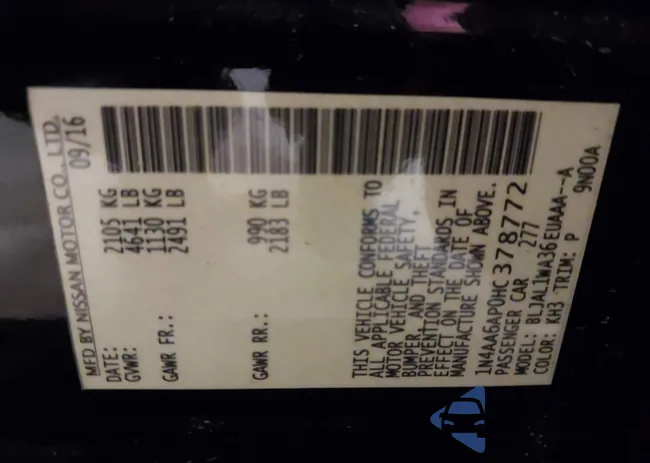 1N4AA6AP0HC378772: 44320620