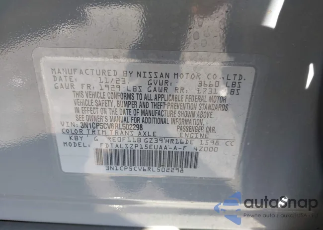 3N1CP5CV6RL502298: 44320792