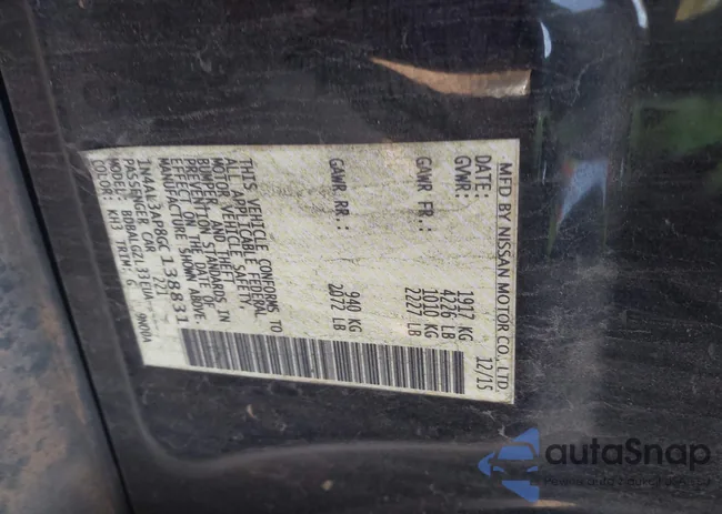 1N4AL3AP8GC138831: 44320898