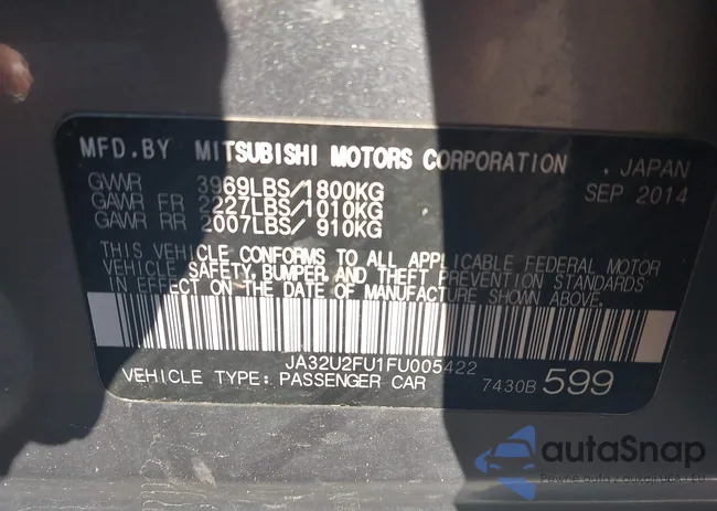 JA32U2FU1FU005422: 44320911