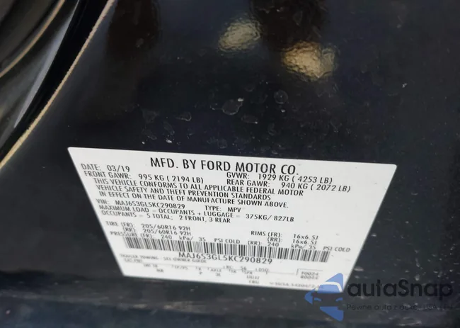 MAJ6S3GL5KC290829: 44320940