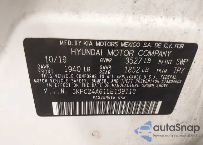 3KPC24A61LE109113: 44320942