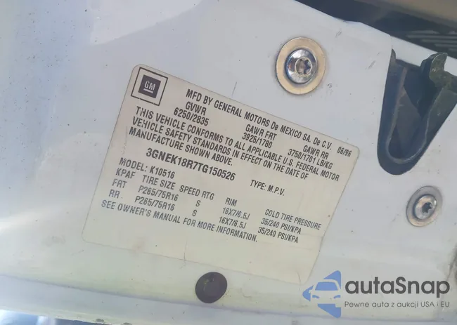 3GNEK18R7TG150526: 44322072