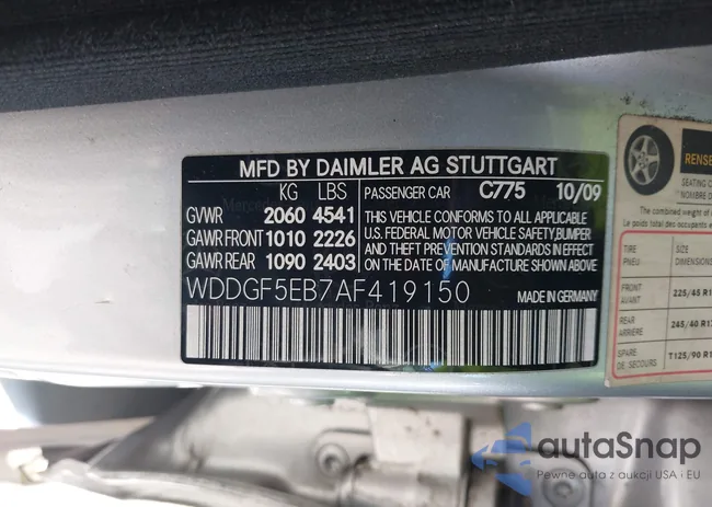 WDDGF5EB7AF419150: 44322178