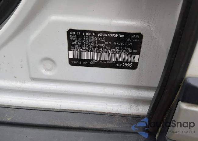 JA4AZ3A3XGZ063000: 44322197