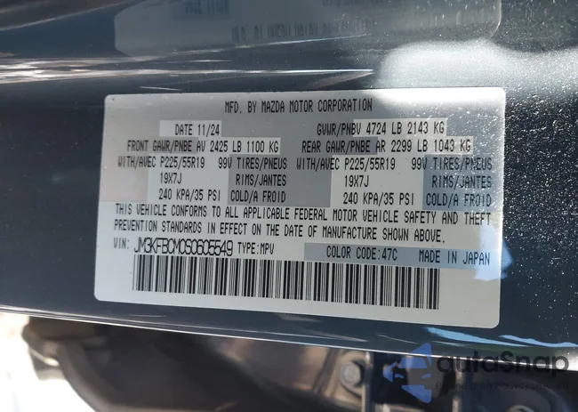 JM3KFBCM0S0605549: 44322223