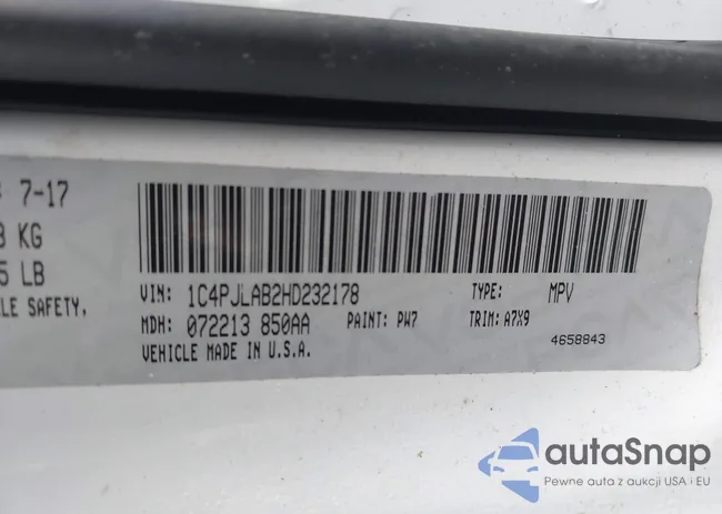 1C4PJLAB2HD232178: 44322336