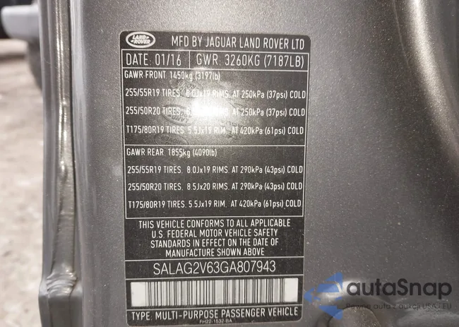 SALAG2V63GA807943: 44322385