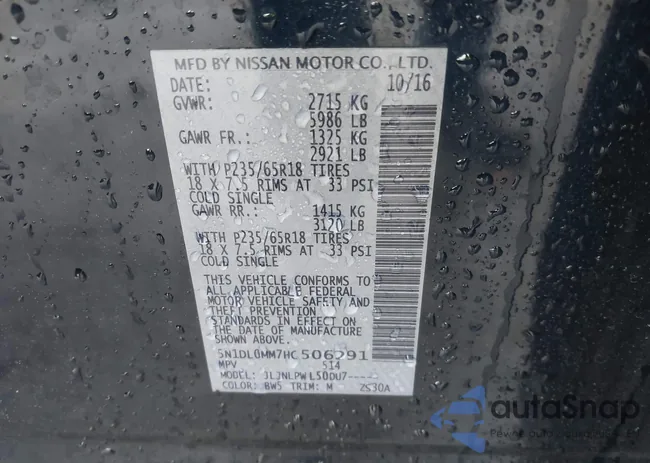 5N1DL0MM7HC506291: 44322414