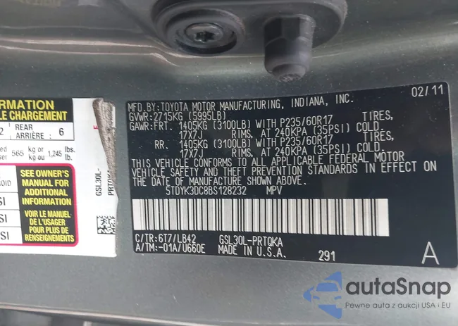 5TDYK3DC8BS128232: 44322437