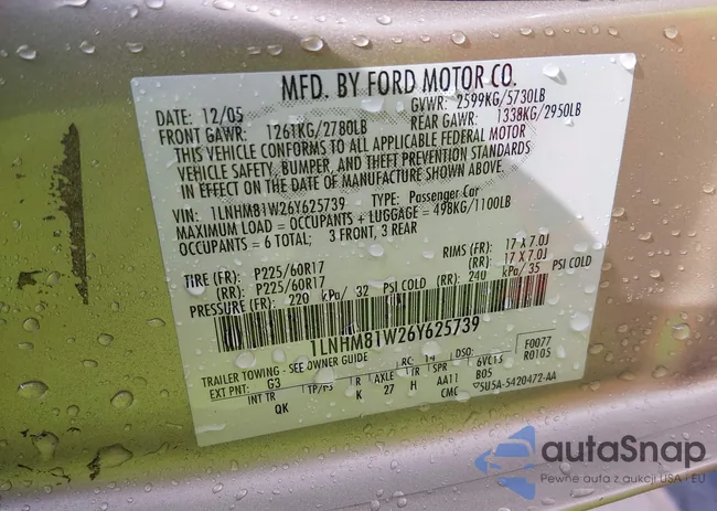 1LNHM81W26Y625739: 44322496