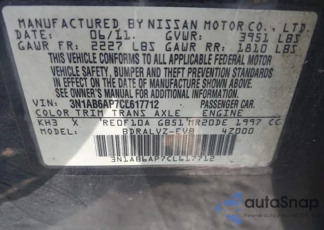 3N1AB6AP7CL617712: 44321600