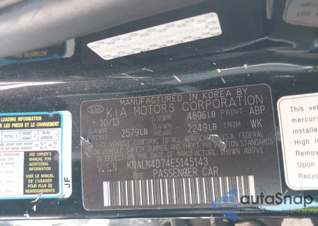 KNALN4D74E5145143: 44321620