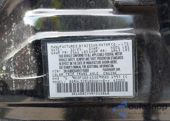 3N1AB8CV4NY215868: 44321651