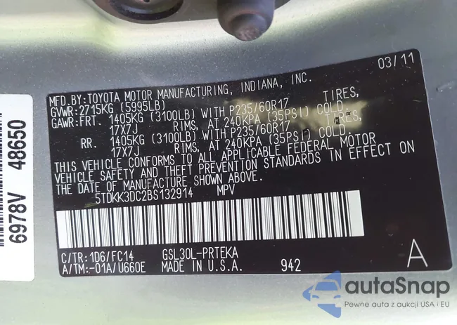 5TDKK3DC2BS132914: 44321780