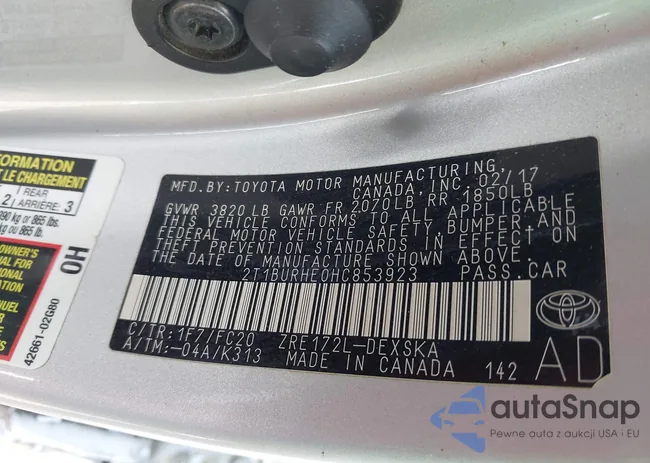 2T1BURHE0HC853923: 44321888