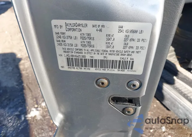 1J4GL48KX6W251868: 44321898