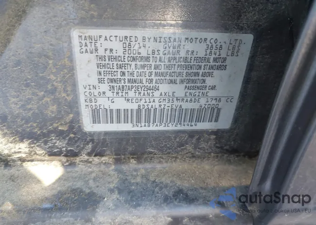 3N1AB7AP3EY294464: 44321899