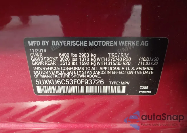 5UXKU6C53F0F93726: 44321941