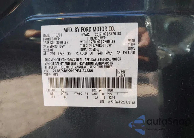 2LMPJ8K99PBL24689: 44321962