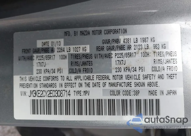 JM3KE2CY2E0308714: 44321978