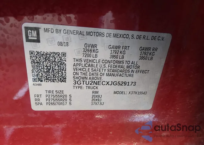 3GTU2NECXJG529173: 44322989