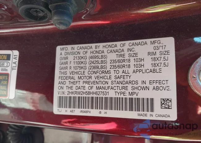 2HKRW2H58HH627531: 44323027