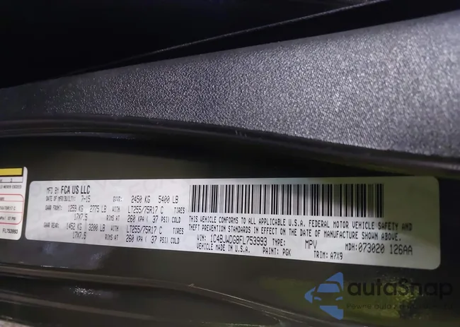 1C4BJWDG8FL753993: 44323108