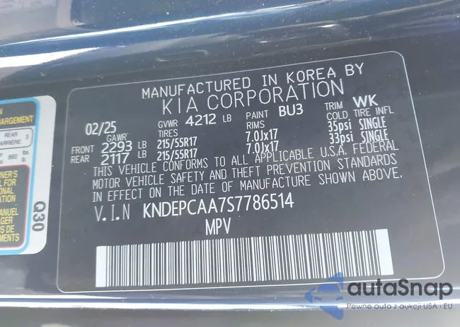 KNDEPCAA7S7786514: 44323294