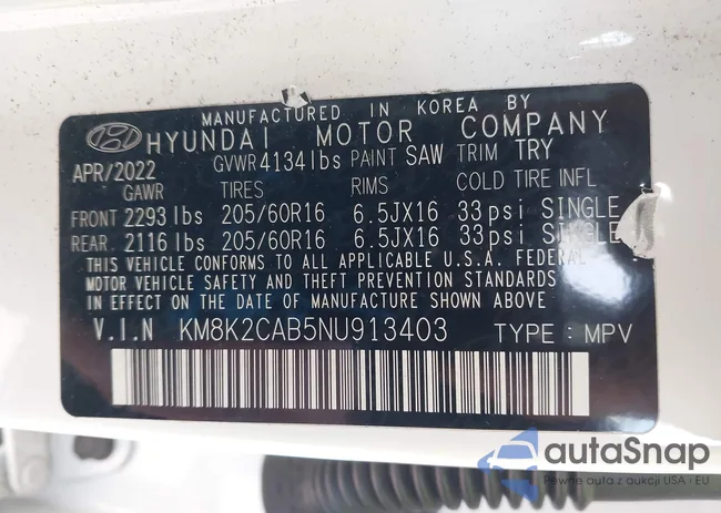 KM8K2CAB5NU913403: 44323302