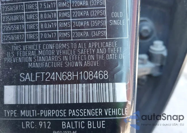 SALFT24N68H108468: 44323353