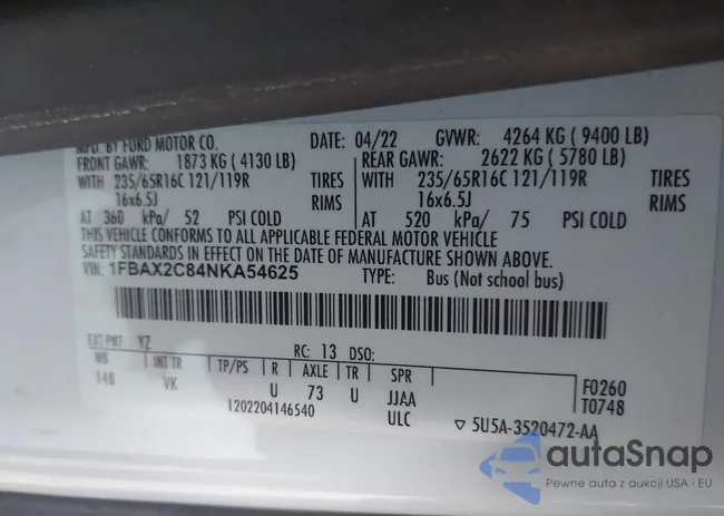 1FBAX2C84NKA54625: 44323392