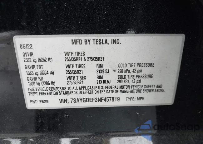 7SAYGDEF3NF457819: 44323541