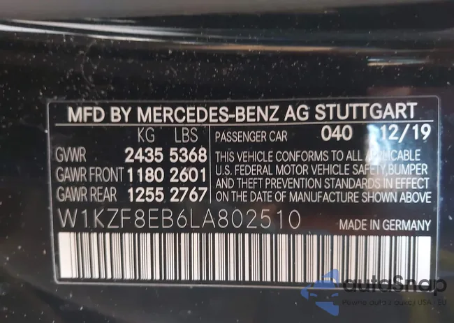 W1KZF8EB6LA802510: 44322845