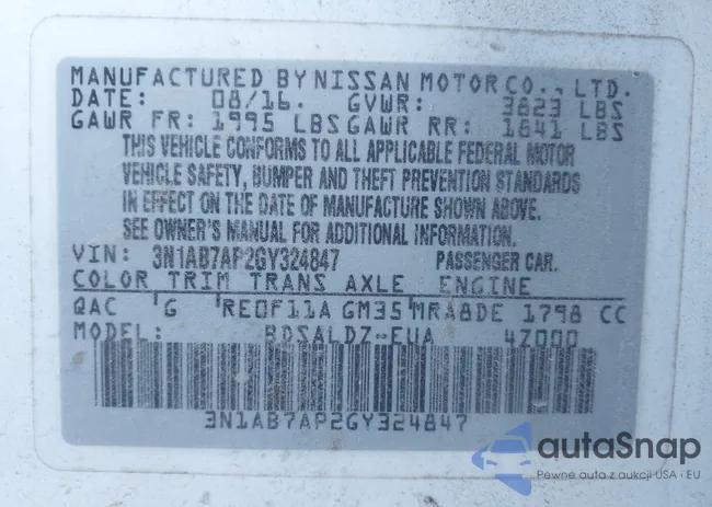 3N1AB7AP2GY324847: 44322891