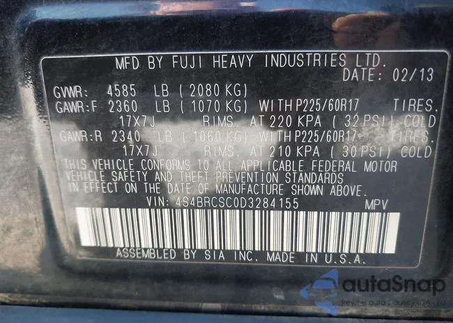 4S4BRCSC0D3284155: 44323982