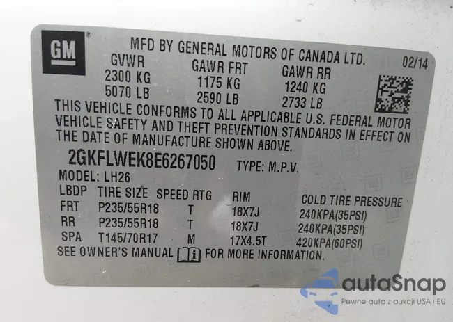 2GKFLWEK8E6267050: 44324073