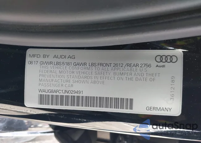 WAUG8AFC1JN029491: 44324136