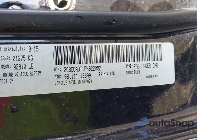 2C3CCABT1FH922092: 44324143