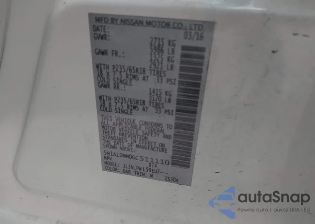 5N1AL0MM0GC511110: 44324163