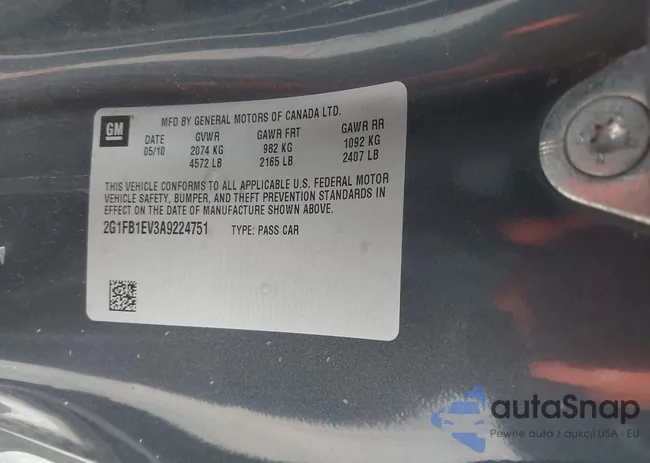 2G1FB1EV3A9224751: 44324213