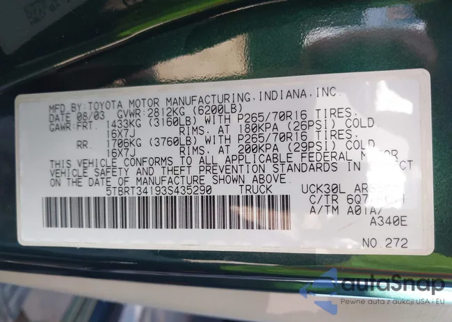 5TBRT34193S435290: 44324308