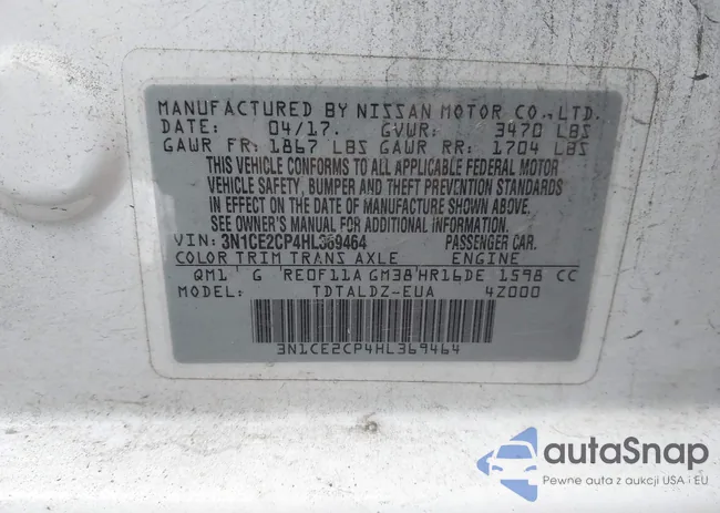 3N1CE2CP4HL369464: 44323580