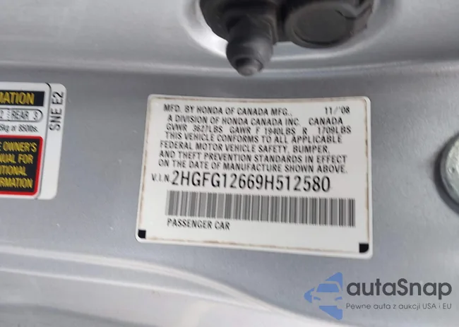 2HGFG12669H512580: 44323651