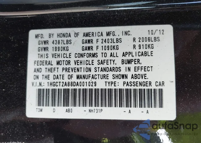 1HGCT2A88DA001029: 44323657